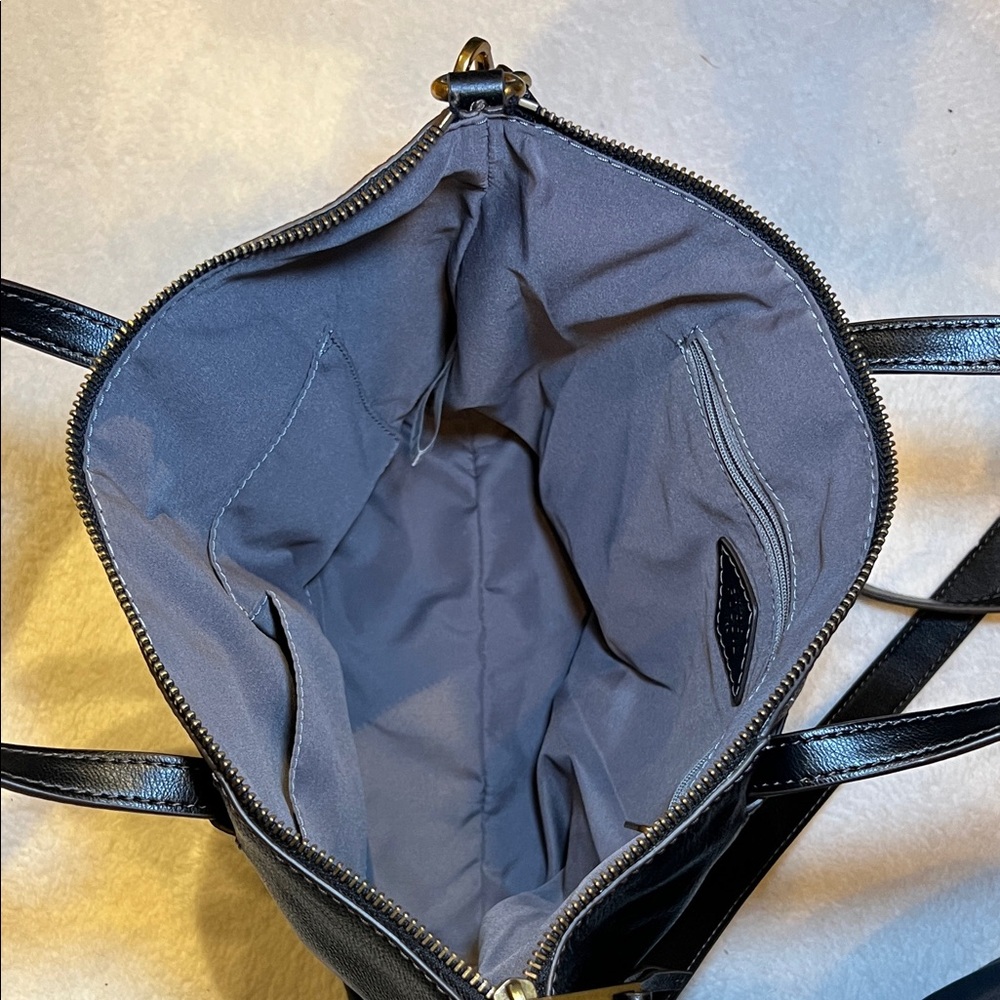 Fossil Black Leather Crossbody Bag - Picture 5 of 7